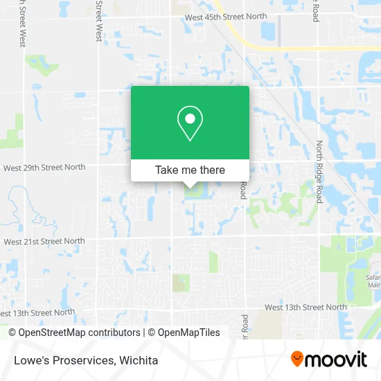 Lowe's Proservices map