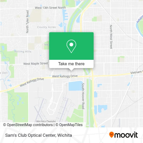 Sam's Club Optical Center map