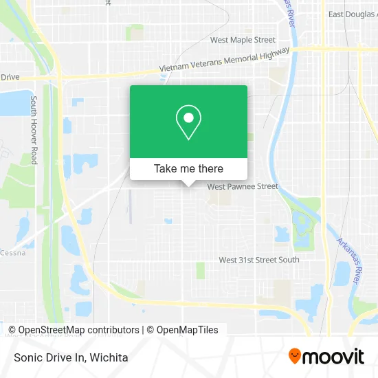 Sonic Drive In map