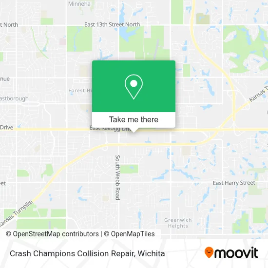 Crash Champions Collision Repair map