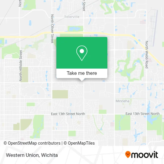 Western Union map
