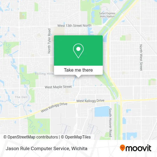 Jason Rule Computer Service map