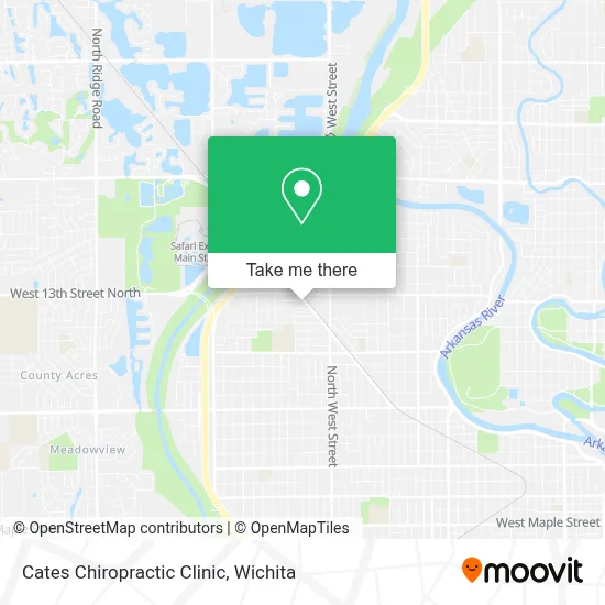 Cates Chiropractic Clinic map