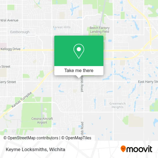 Keyme Locksmiths map