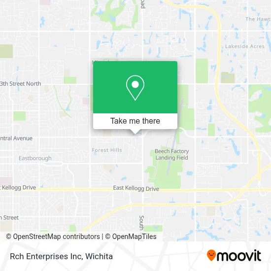Rch Enterprises Inc map
