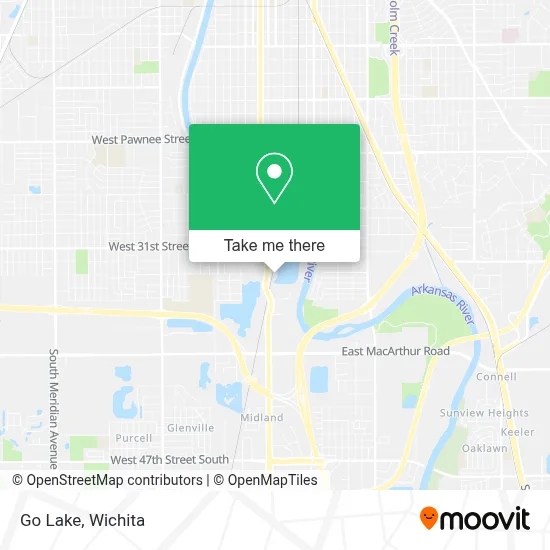 Go Lake map