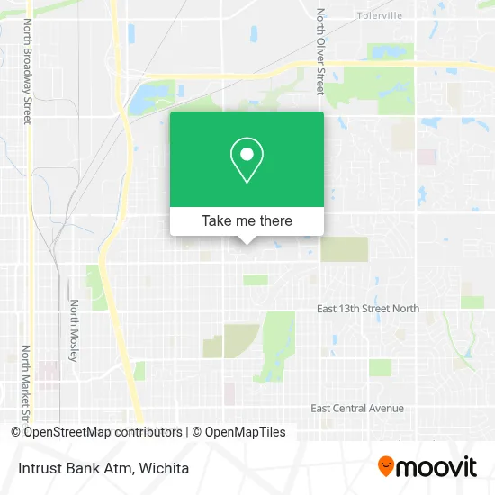 Intrust Bank Atm map