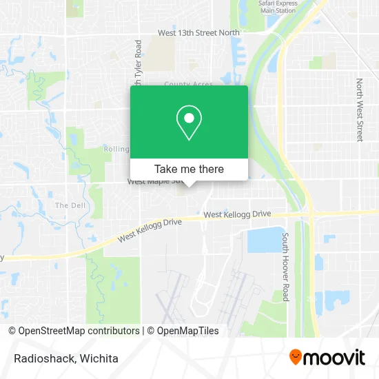 Radioshack map