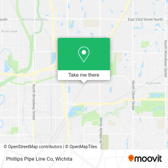 Phillips Pipe Line Co map