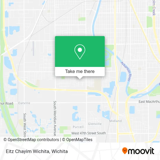 Eitz Chayim Wichita map