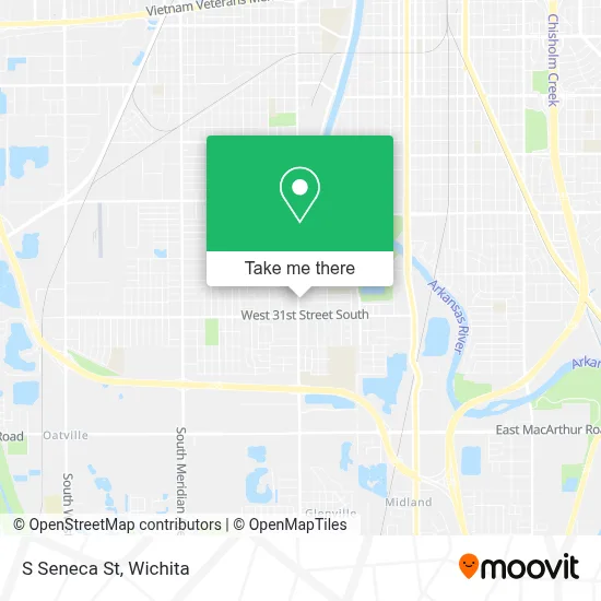 S Seneca St map