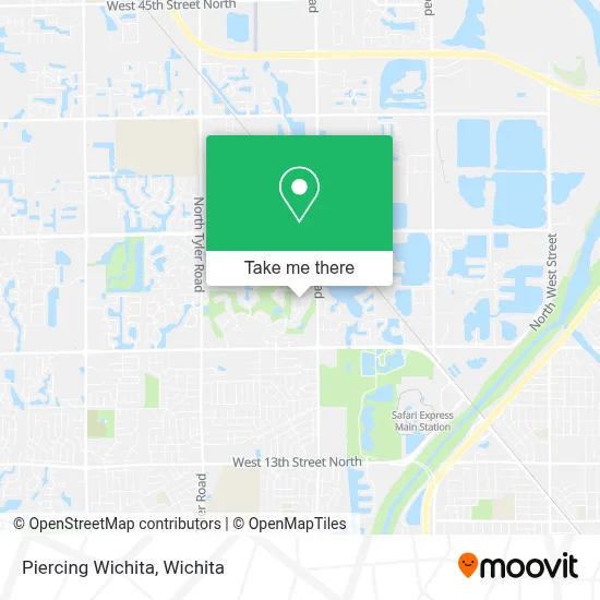 Piercing Wichita map
