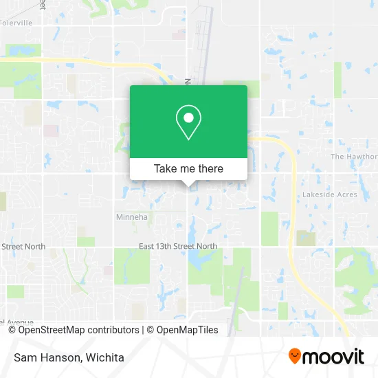 Sam Hanson map