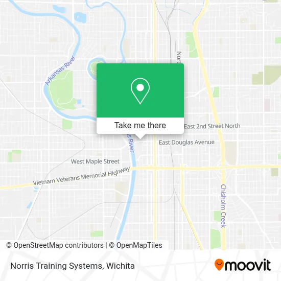 Norris Training Systems map