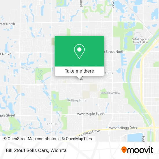 Bill Stout Sells Cars map
