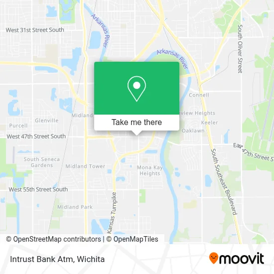 Intrust Bank Atm map