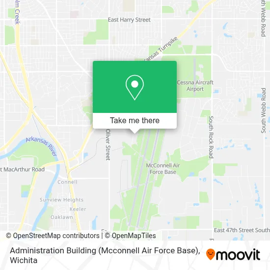 Administration Building (Mcconnell Air Force Base) map