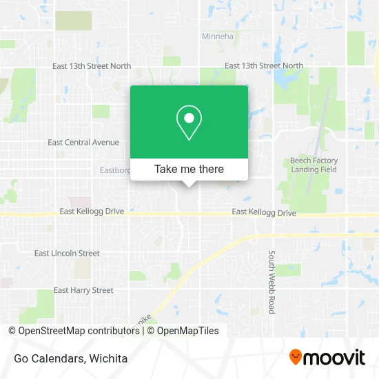 Go Calendars map