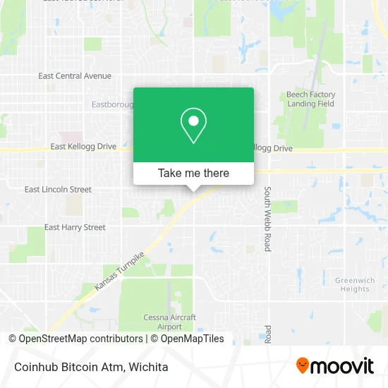 Coinhub Bitcoin Atm map
