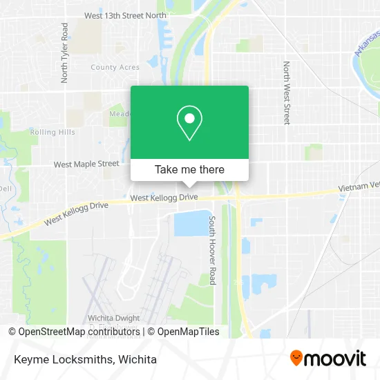 Keyme Locksmiths map