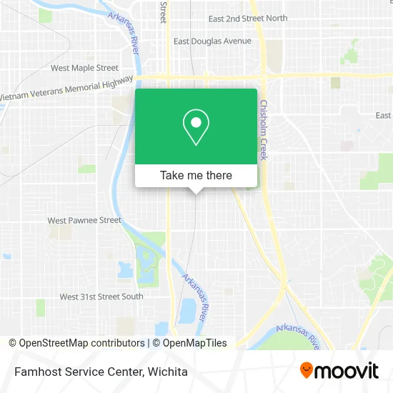 Famhost Service Center map