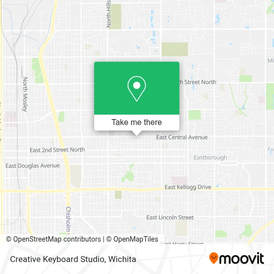 Creative Keyboard Studio map