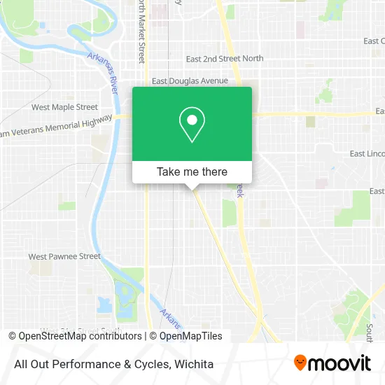 All Out Performance & Cycles map