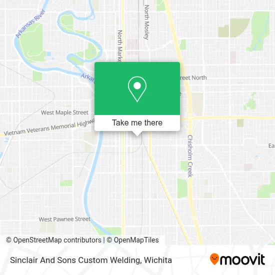 Sinclair And Sons Custom Welding map