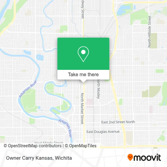Owner Carry Kansas map