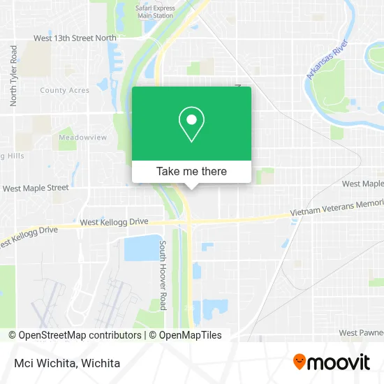 Mci Wichita map