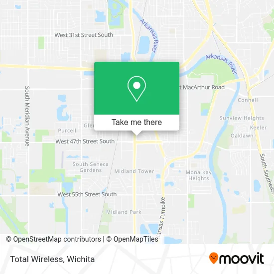 Total Wireless map