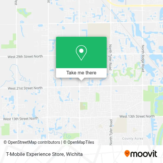 T-Mobile Experience Store map