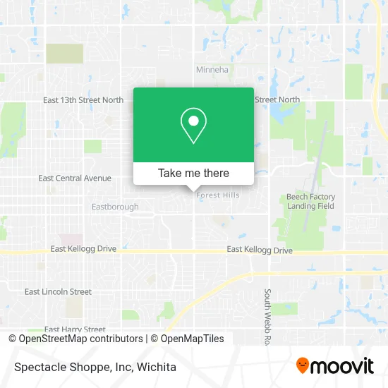 Spectacle Shoppe, Inc map