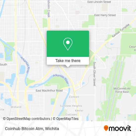Coinhub Bitcoin Atm map