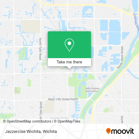 Jazzercise Wichita map