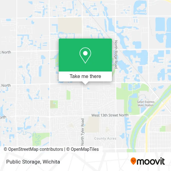 Public Storage map