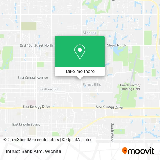 Intrust Bank Atm map