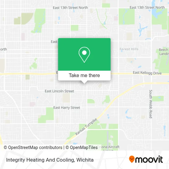 Integrity Heating And Cooling map