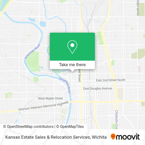 Kansas Estate Sales & Relocation Services map