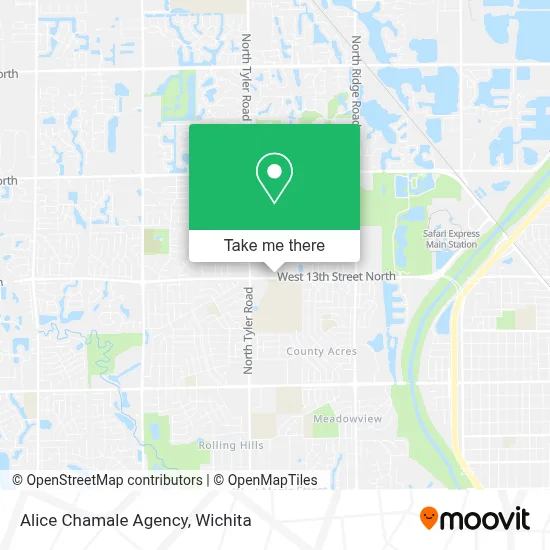 Alice Chamale Agency map