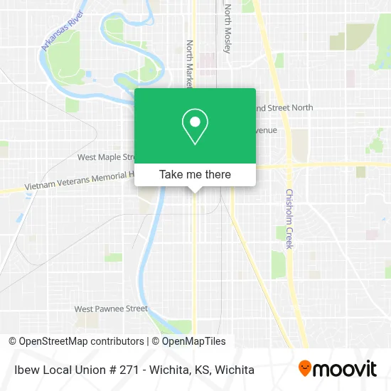 Ibew Local Union # 271 - Wichita, KS map