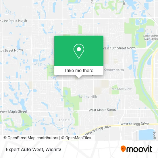 Expert Auto West map