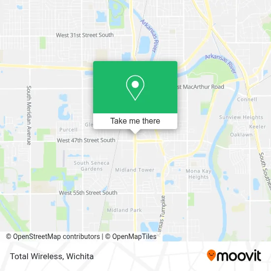 Total Wireless map