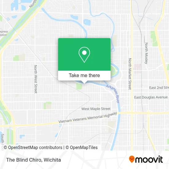 The Blind Chiro map