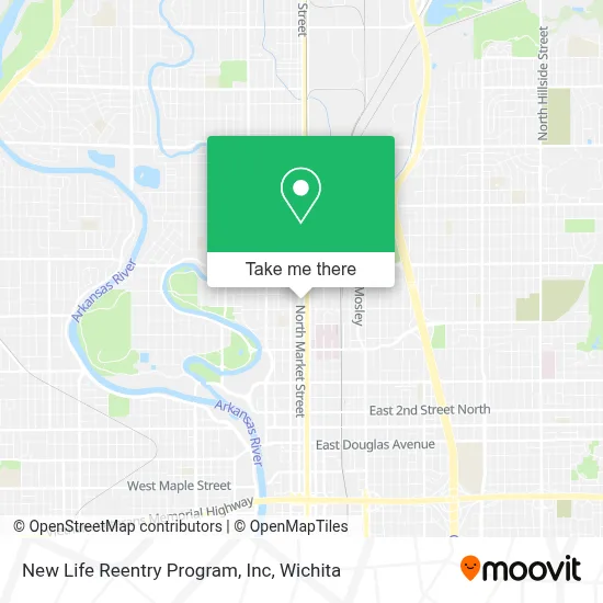 New Life Reentry Program, Inc map