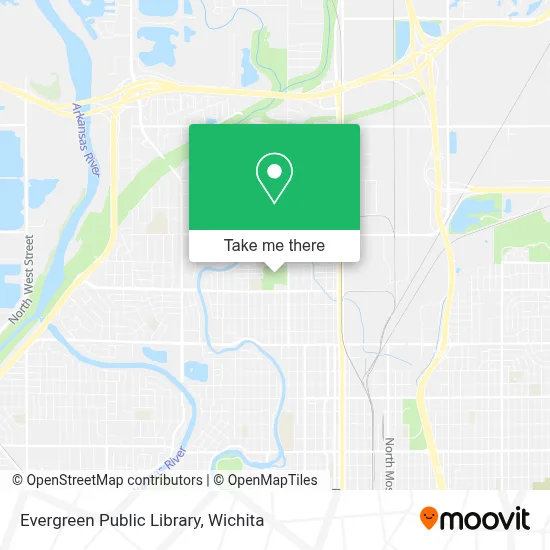 Evergreen Public Library map