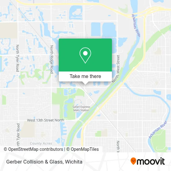 Gerber Collision & Glass map