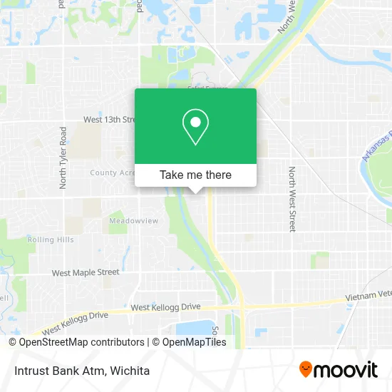 Intrust Bank Atm map