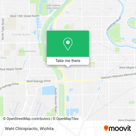 Wahl Chiropractic map