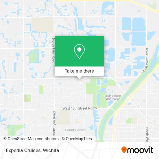 Expedia Cruises map